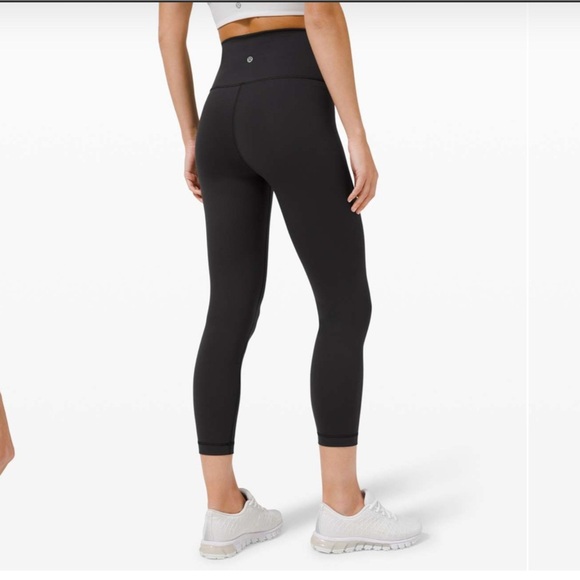 Lululemon Wunder Train High-Rise Crop 23"Black (First Release)